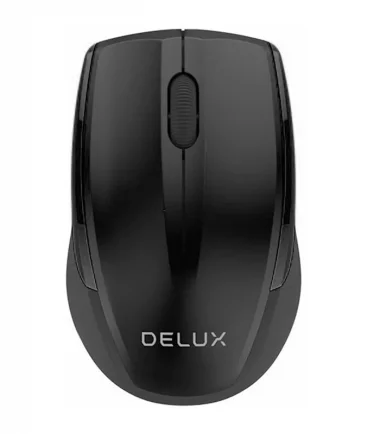 MOUSE DELUX M321GX Wireless, 2.4GHz, optic, 1600 dpi, butoane/scroll 3/1 Negru