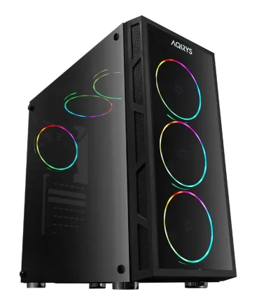 Carcasa Calculator Aqirys Antares, RGB, Mid Tower, Black