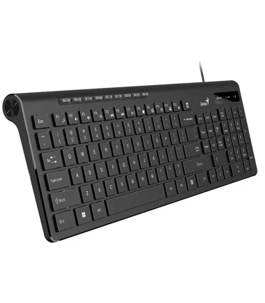 TASTATURA GENIUS USB, 104 taste (chocolate style), black, "SLIMSTAR 230II" 31310048400